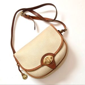 Vintage Dooney & Bourke Leather Calvary Trooper 1980’s Crossbody Purse Handbag L